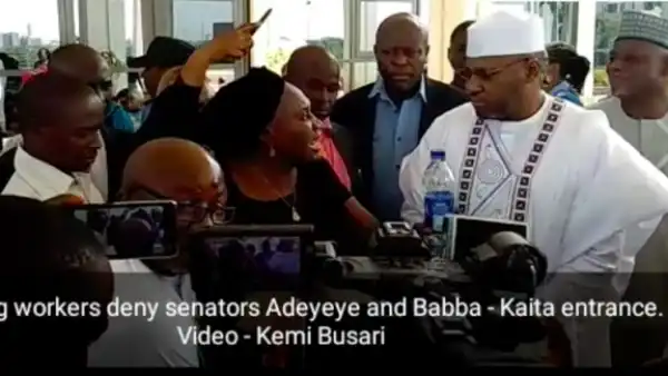 See How Protesters Stopped Senators From Entering National Assembly